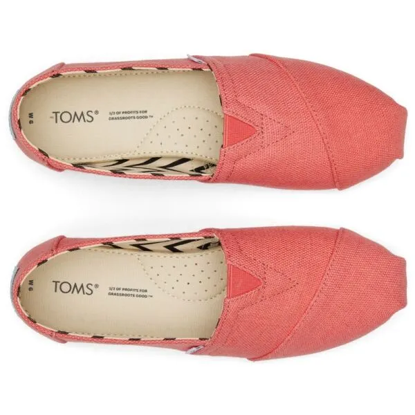 TOMS ALPARGATA Dámske espadrilky, lososová, veľkosť
