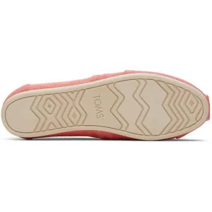 TOMS ALPARGATA Dámske espadrilky, lososová, veľkosť
