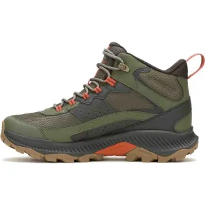 Merrell SPEED STRIKE 2 MID WP Pánska outdoorová obuv, khaki, veľkosť 41.5