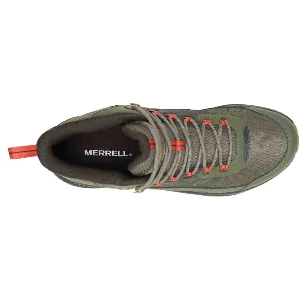 Merrell SPEED STRIKE 2 MID WP Pánska outdoorová obuv, khaki, veľkosť 41.5