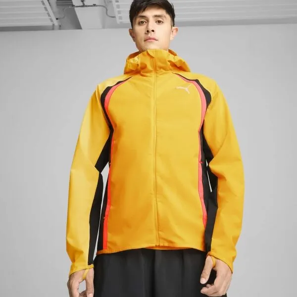 Puma RUN ULTRAWEAVE RAINCELL JACKET Pánska bežecká bunda, oranžová, veľkosť