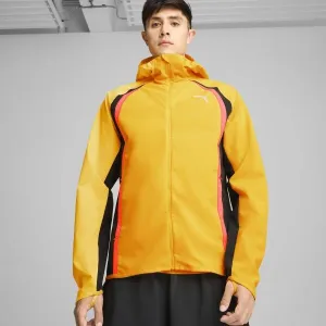 Puma RUN ULTRAWEAVE RAINCELL JACKET Pánska bežecká bunda, oranžová, veľkosť