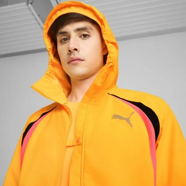 Puma RUN ULTRAWEAVE RAINCELL JACKET Pánska bežecká bunda, oranžová, veľkosť