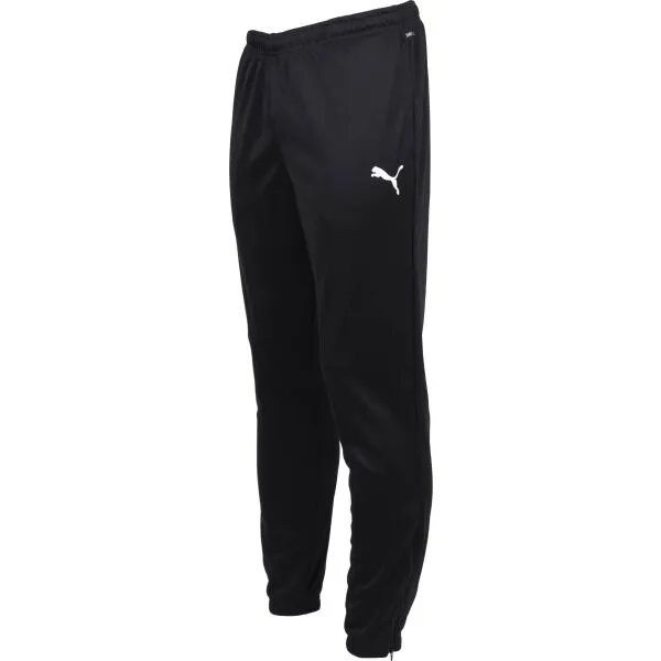 Puma TEAMRISE POLY TRAINING PANTS Pánske futbalové tepláky, čierna, veľkosť