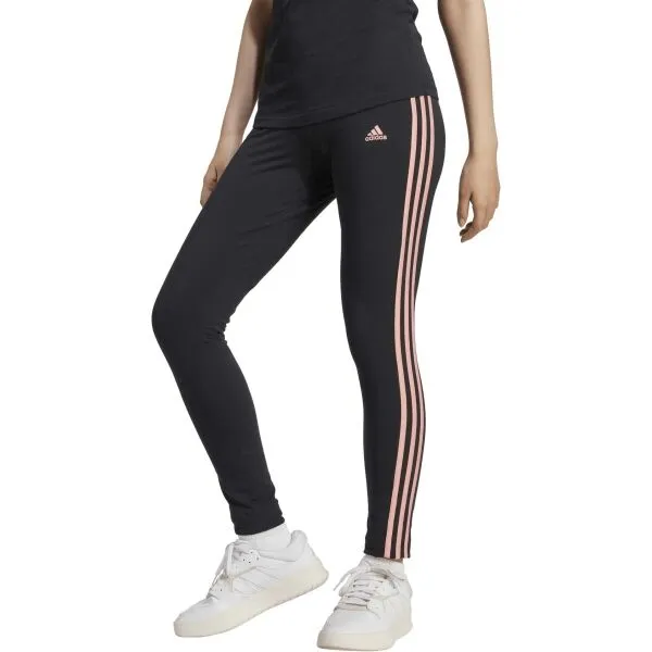adidas ESSENTIALS 3-STRIPES LEGGINGS Dámske legíny, čierna, veľkosť