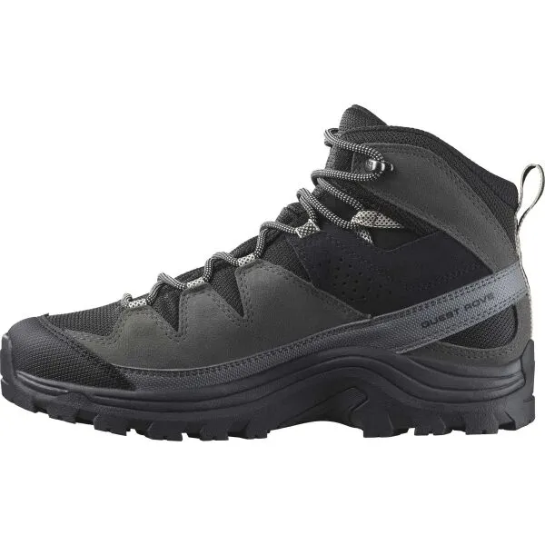 Salomon QUEST ROVE MID GTX W Dámska kožená turistická obuv, tmavo sivá, veľkosť 38 2/3