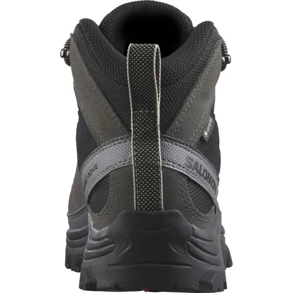 Salomon QUEST ROVE MID GTX W Dámska kožená turistická obuv, tmavo sivá, veľkosť 38 2/3