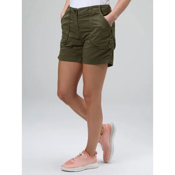 LOAP VATARKA Dámske šortky, khaki, veľkosť