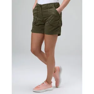 LOAP VATARKA Dámske šortky, khaki, veľkosť