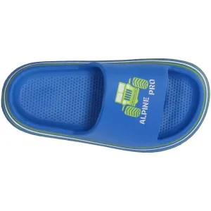 ALPINE PRO LISLO Detské šľapky, modrá, veľkosť