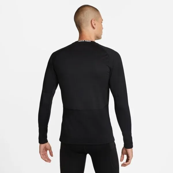 Nike PRO Pánske termo tričko, čierna, veľkosť
