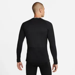 Nike PRO Pánske termo tričko, čierna, veľkosť