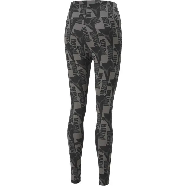 Puma POWER AOP 7/8 LEGGINGS Dámske legíny, čierna, veľkosť