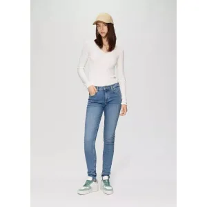 s.Oliver QS DENIM TROUSERS NOOS Dámske džínsy, modrá, veľkosť 44x30