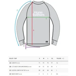 HORSEFEATHERS Termo tričko Riley - desert camo CAMO velikost S