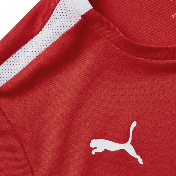 Puma TEAM LIGA JERSEY JR Juniosrské futbalové tričko, červená, veľkosť