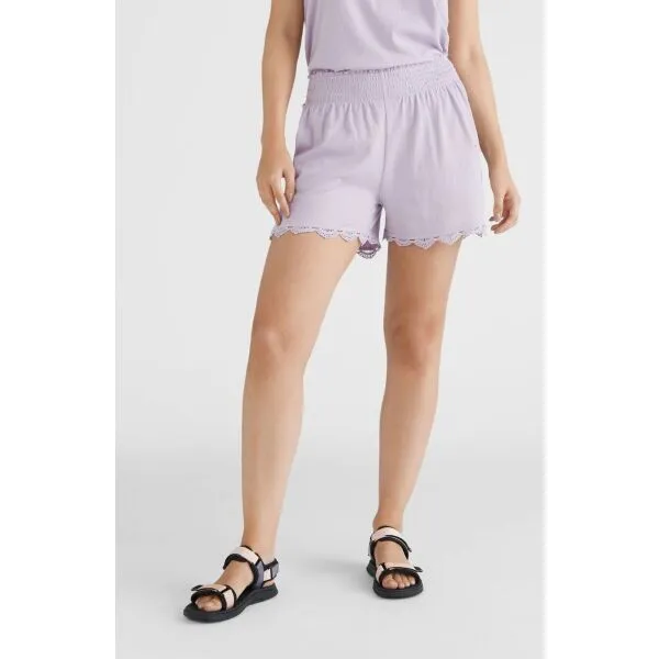 O'Neill SMOCKED SHORTS Dámske šortky, fialová, veľkosť