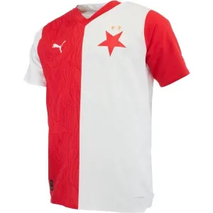 Puma SKS HOME SHIRT REPLICA JR Chlapčenský dres, červená, veľkosť
