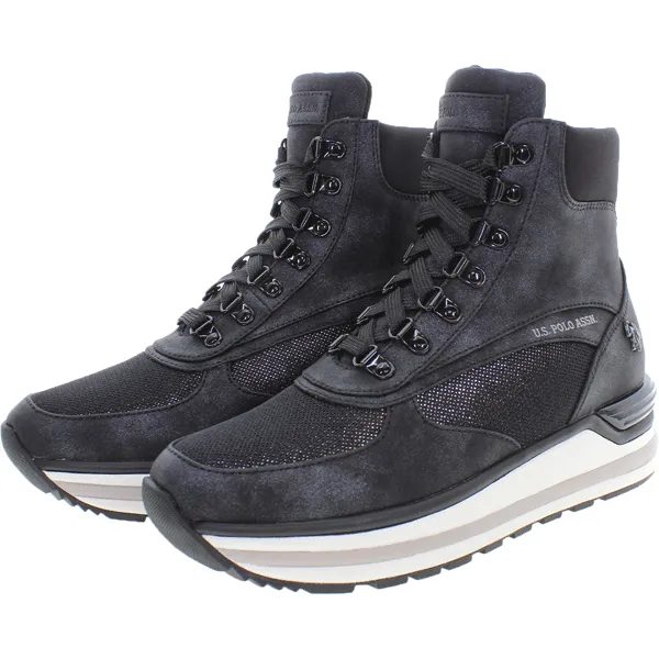 U.S. POLO ASSN. OPHRA004 Dámske vysoké tenisky, čierna, veľkosť