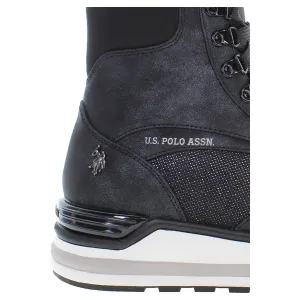 U.S. POLO ASSN. OPHRA004 Dámske vysoké tenisky, čierna, veľkosť