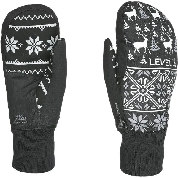 Level CORAL Dámske rukavice, čierna, veľkosť