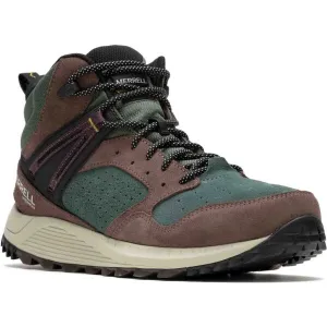 Merrell WILDWOOD MID LTR WP Pánska voľnočasová obuv, hnedá, veľkosť 44