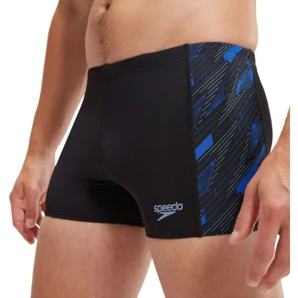 Speedo hyperboom panel aquashort black/curious blue/true cobalt s -
