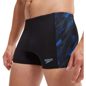 Speedo hyperboom panel aquashort black/curious blue/true cobalt s -