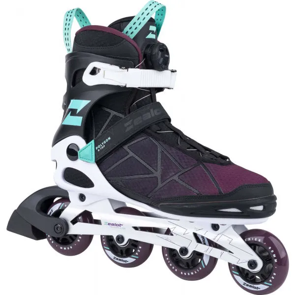 Zealot POLYGON Fitness inline korčule, čierna, veľkosť