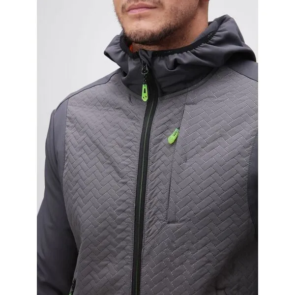 LOAP URELON Pánska outdoorová bunda, tmavo sivá, veľkosť