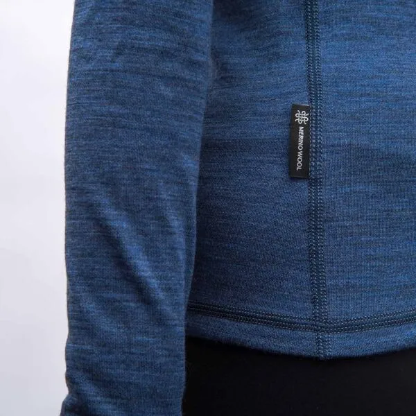 Sensor MERINO BOLD Dámske tričko s dlhým rukávom, modrá, veľkosť