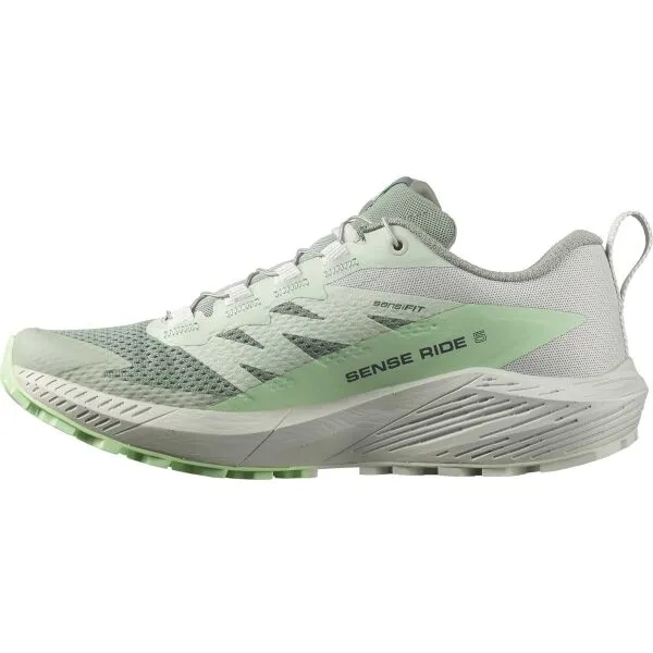 Salomon SENSE RIDE 5 W Dámska obuv na trailový beh;, zelená, veľkosť 38