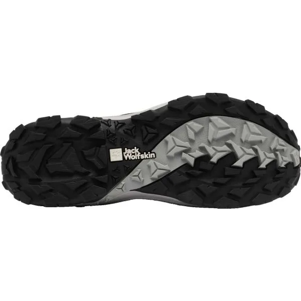Jack Wolfskin VOJO TOUR TEXAPORE LOW M Pánska treková obuv, čierna, veľkosť