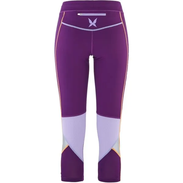 KARI TRAA LOUISE 3/4 TIGHTS Dámske športové legíny, fialová, veľkosť