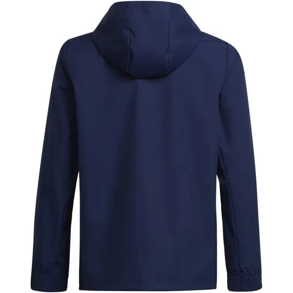 adidas ENT22 AW JKTY Juniorská futbalová bunda, modrá, veľkosť