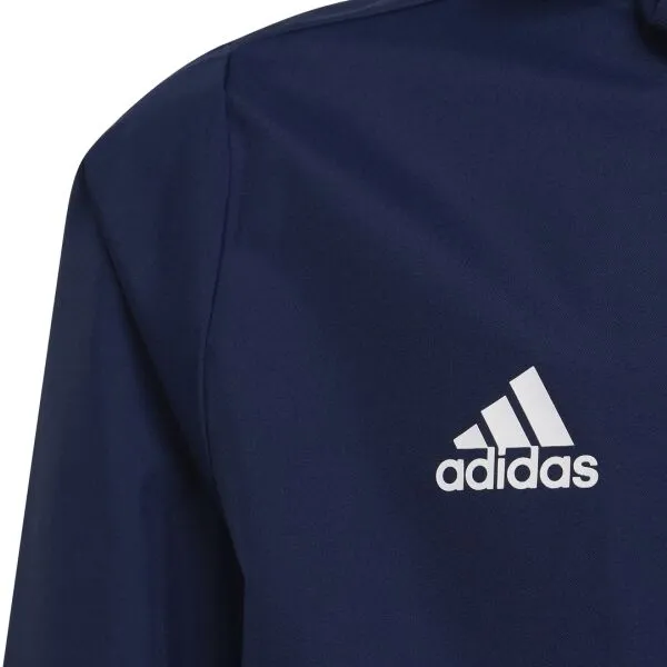 adidas ENT22 AW JKTY Juniorská futbalová bunda, modrá, veľkosť