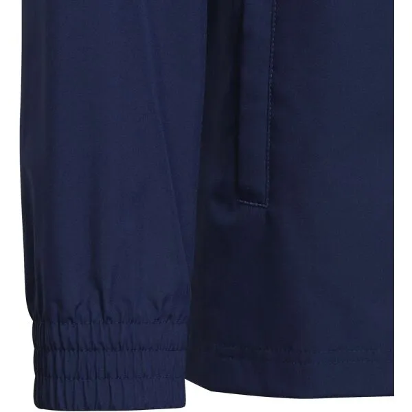 adidas ENT22 AW JKTY Juniorská futbalová bunda, modrá, veľkosť