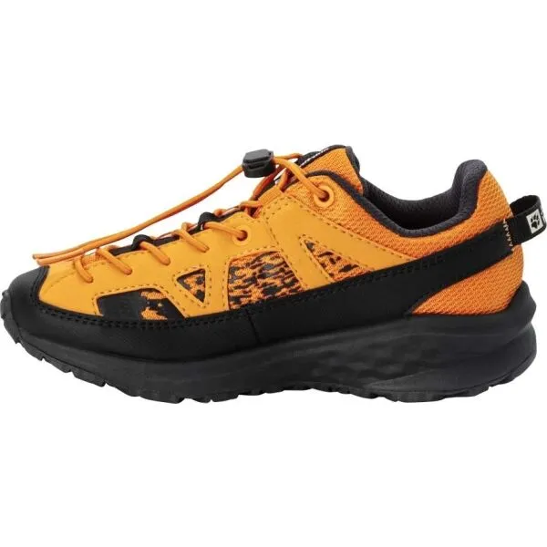 Jack Wolfskin VILI SNEAKER LOW K Detská treková obuv, oranžová, veľkosť