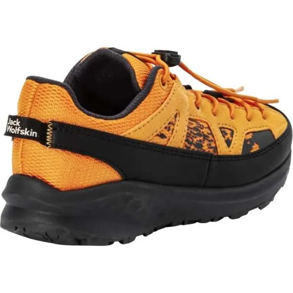 Jack Wolfskin VILI SNEAKER LOW K Detská treková obuv, oranžová, veľkosť