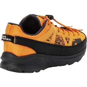 Jack Wolfskin VILI SNEAKER LOW K Detská treková obuv, oranžová, veľkosť