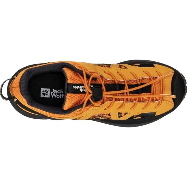 Jack Wolfskin VILI SNEAKER LOW K Detská treková obuv, oranžová, veľkosť