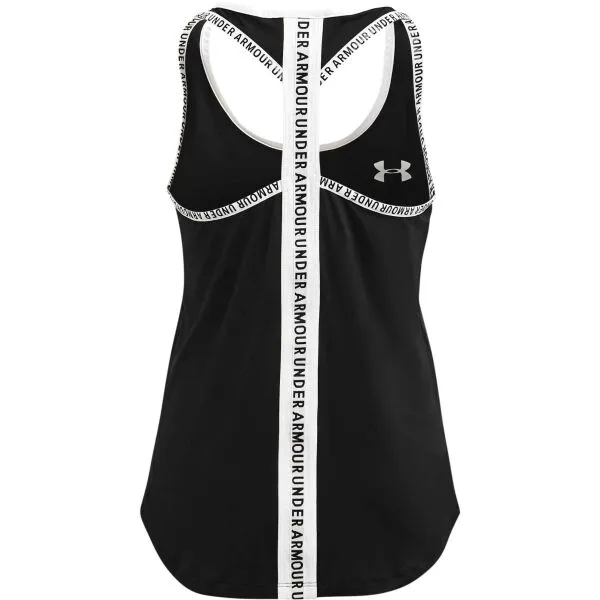 Under Armour KNOCK OUT Dievčenské tielko, čierna, veľkosť XS