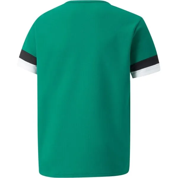 Puma TEAMRISE JERSEY JR Detské tričko, zelená, veľkosť