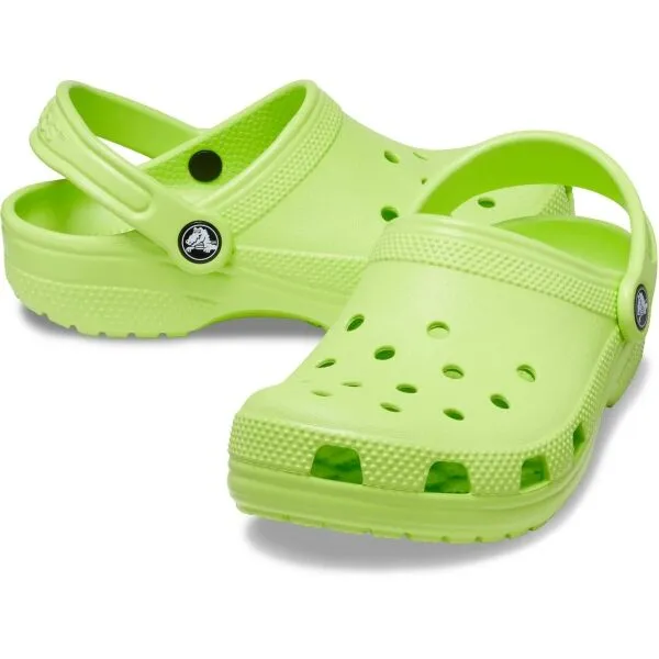 Crocs CLASSIC CLOG K Detská nazúvacia obuv, svetlo zelená, veľkosť 30/31