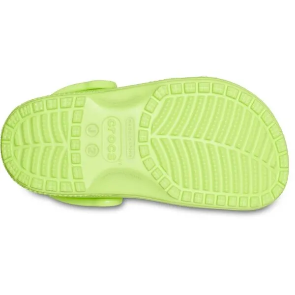 Crocs CLASSIC CLOG K Detská nazúvacia obuv, svetlo zelená, veľkosť 30/31