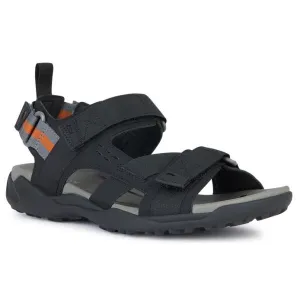 Geox TERRENO + GRIP B Pánske sandále, čierna, veľkosť