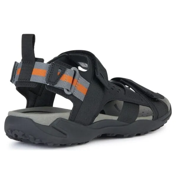Geox TERRENO + GRIP B Pánske sandále, čierna, veľkosť