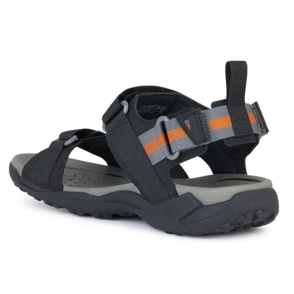 Geox TERRENO + GRIP B Pánske sandále, čierna, veľkosť