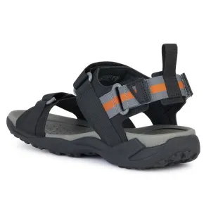 Geox TERRENO + GRIP B Pánske sandále, čierna, veľkosť