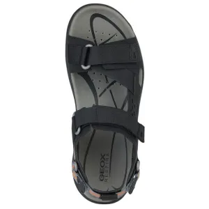 Geox TERRENO + GRIP B Pánske sandále, čierna, veľkosť